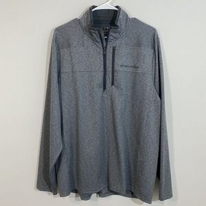 Vineyard Vines Performance On The Go 1/4 Zip Shep Shirt Mens Size Large Gray